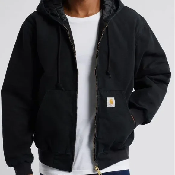 Carhartt Work In Progress Men’s Jacket, Black, Small, NWT - Picture 3 of 8